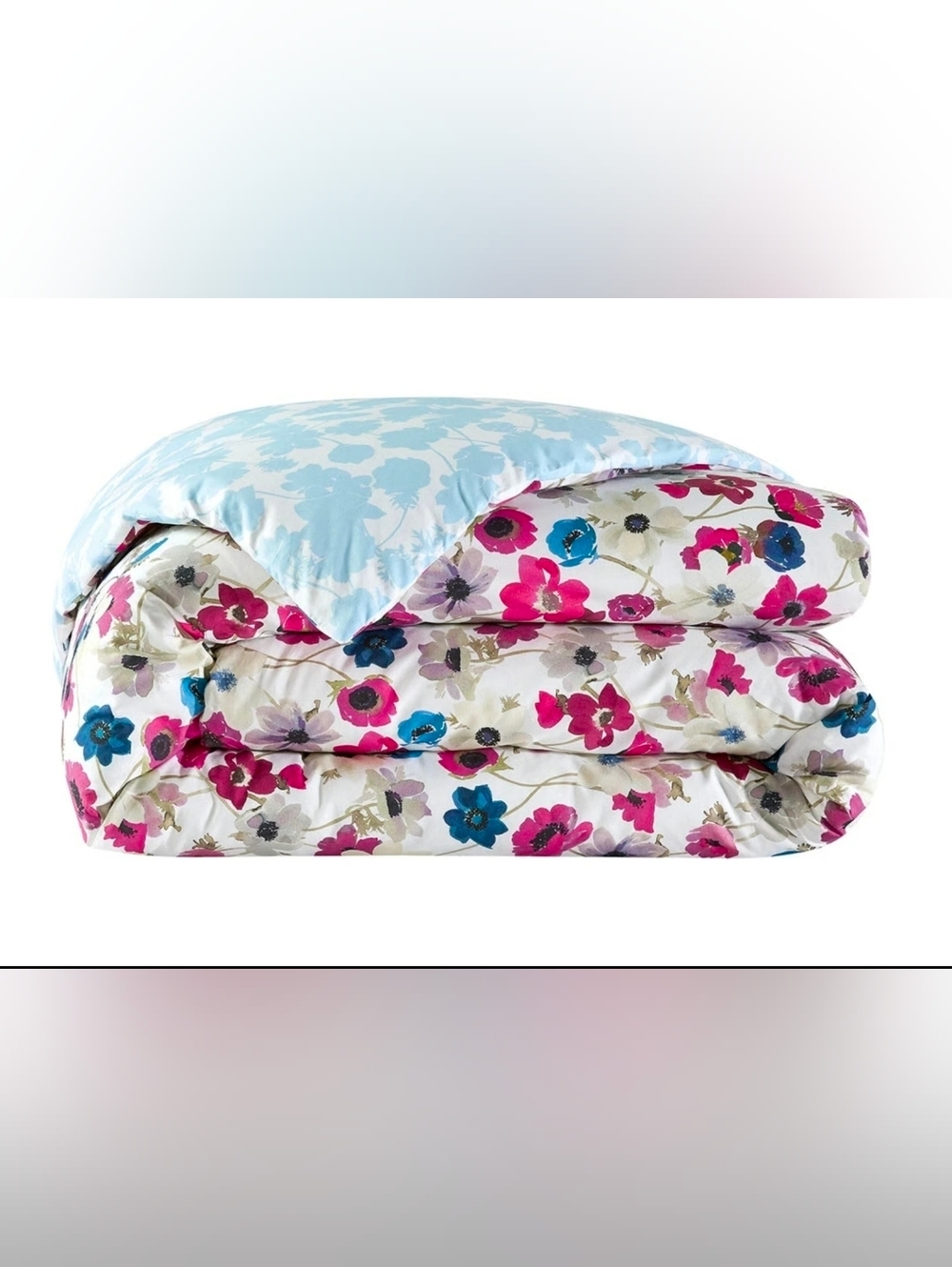 Anne de Solene Prairie Duvet Cover In Sz King - Colorful Floral - NEW!